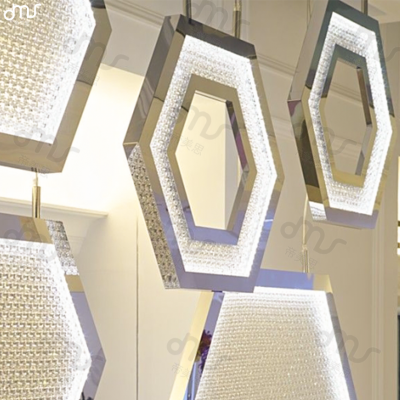 帝美斯酒店大堂售樓處KTV會(huì)所宴會(huì)廳頂級(jí)豪宅沙盤區(qū)大型工程吊燈