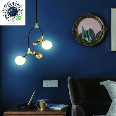 北歐臥室床頭吊燈具書房擺設藝術裝飾輕奢高檔設計師創(chuàng)意個性吊燈