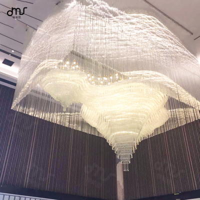  酒店會(huì)所KTV宴會(huì)廳商場(chǎng)非標(biāo)大型工程水晶吊燈別墅豪宅定做水晶燈