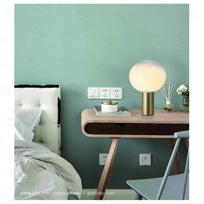 后現代玻璃吊燈創(chuàng)意臥室床頭臺燈落地燈